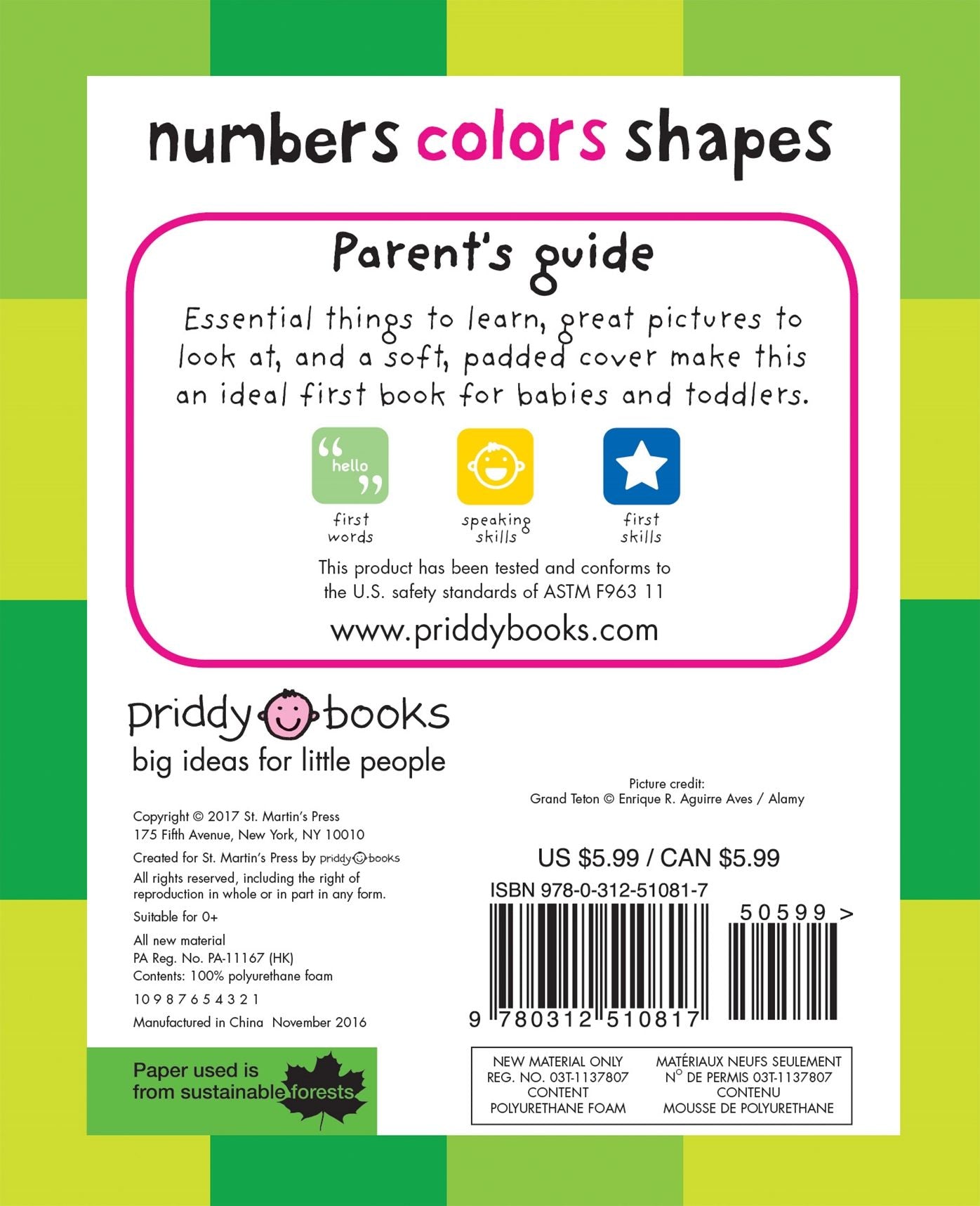 First 100 Padded: Numbers, Colors, Shapes