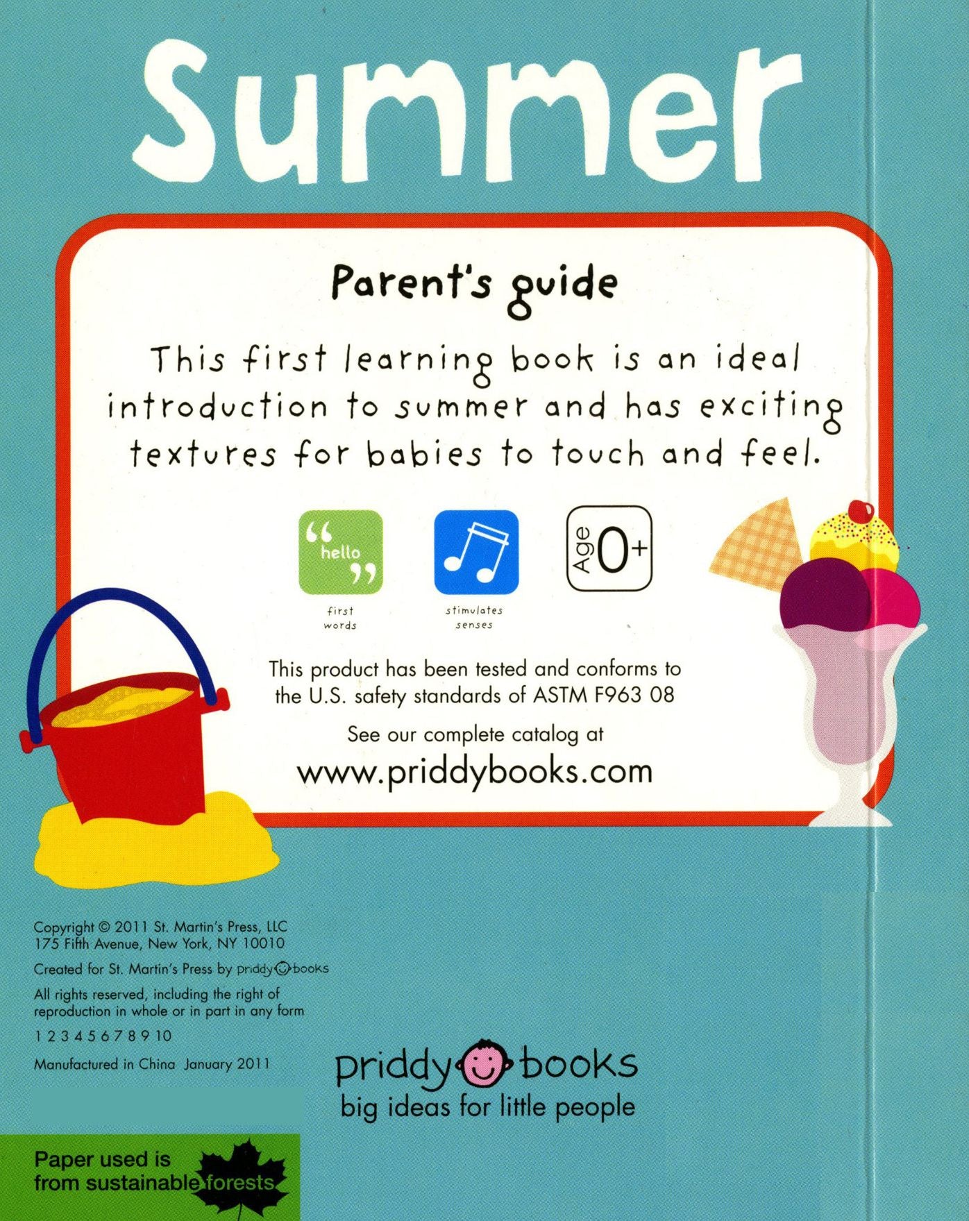 Summer (Bright Baby Touch and Feel Series)