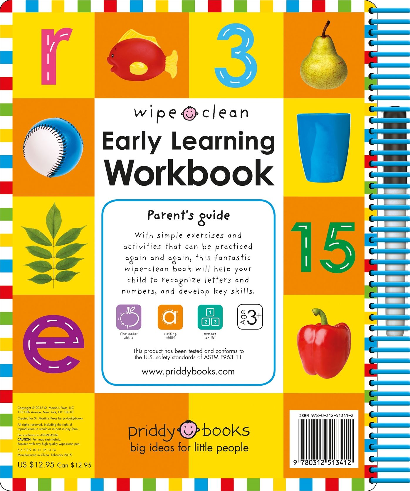 Wipe Clean Early Learning Work Book