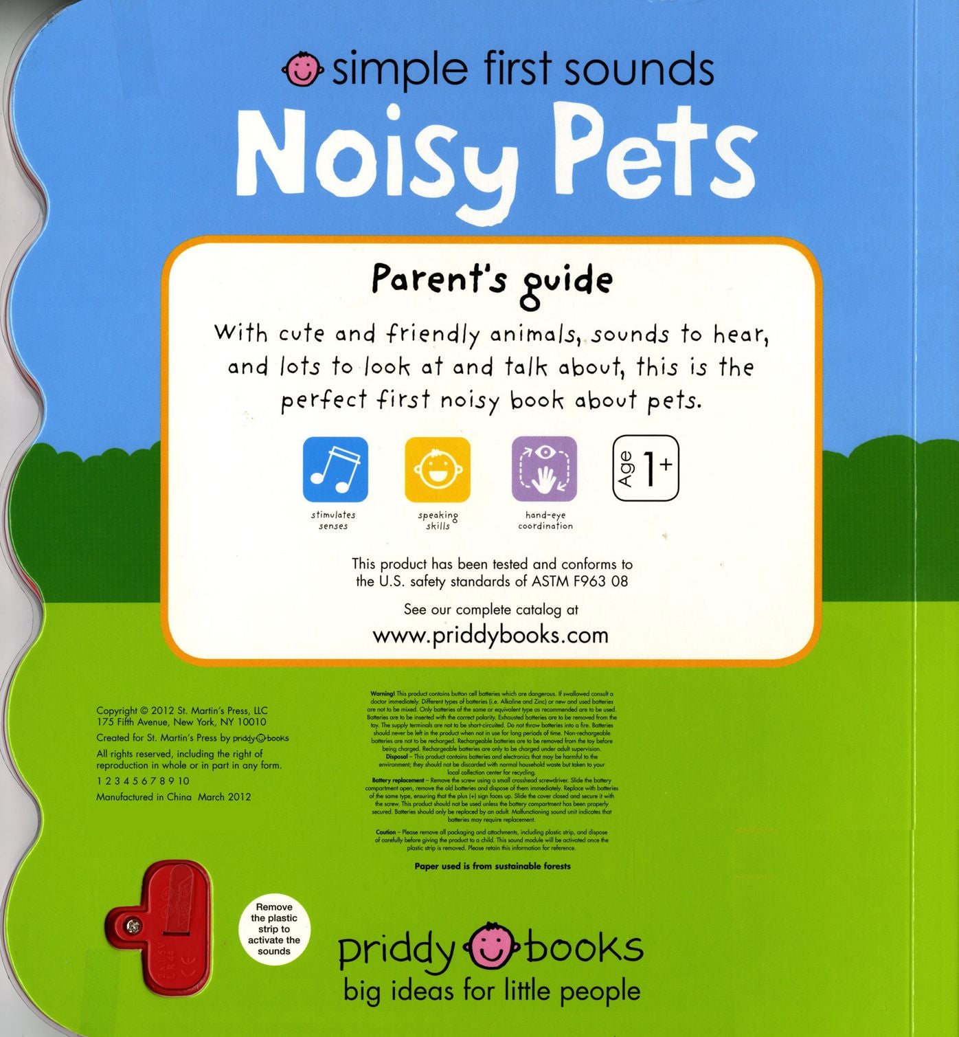 Simple First Sounds Noisy Pets