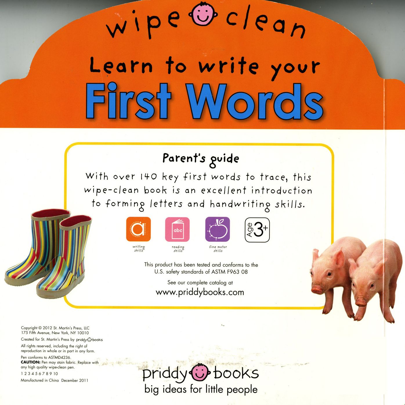Wipe Clean First Words