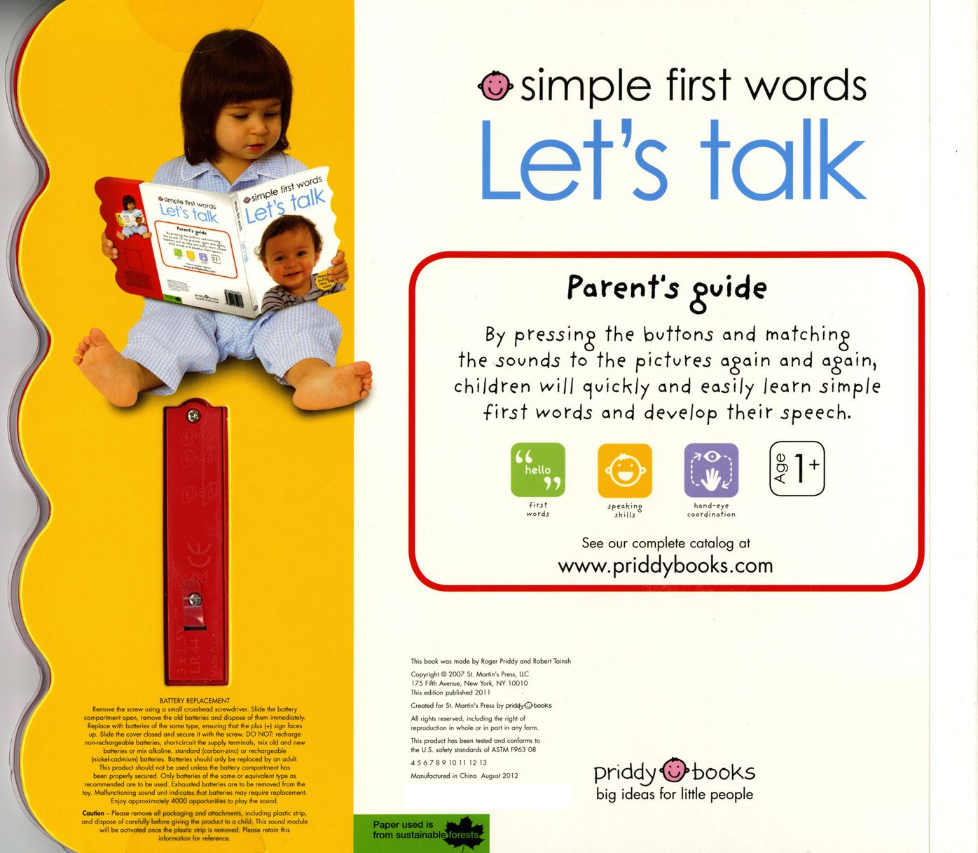 Simple First Words Let's Talk