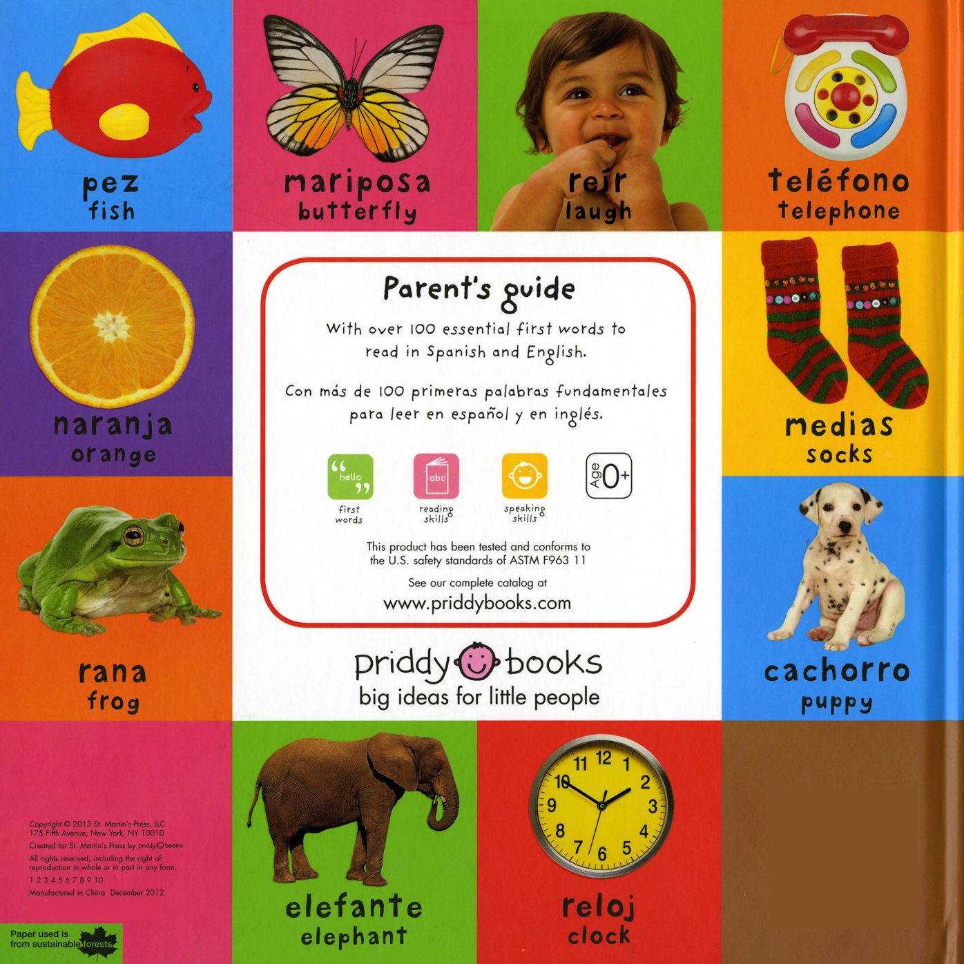 First 100 Words / Primera 100 palabras (Bilingual): Primeras 100 palabras - Spanish-English Bilingual