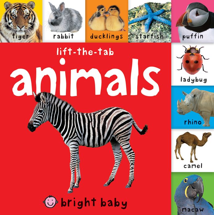 Bright Baby Lift-the-Tab: Animals