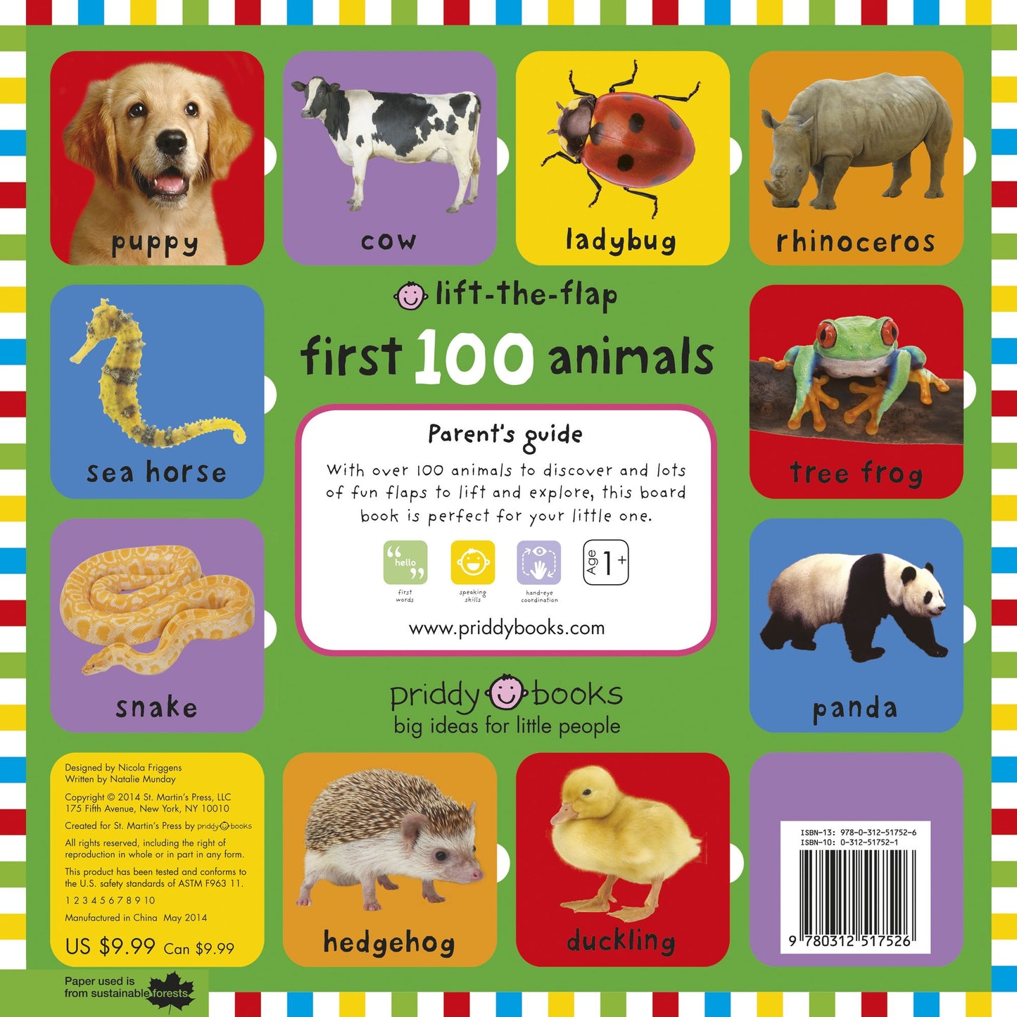 First 100 Animals Lift-the-Flap: Over 50 Fun Flaps to Lift and Learn