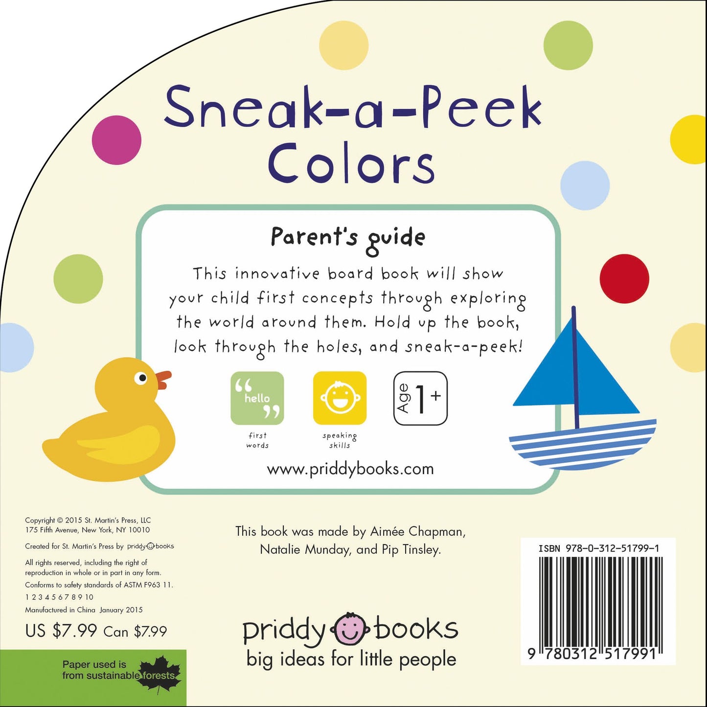 Sneak-a-Peek: Colors