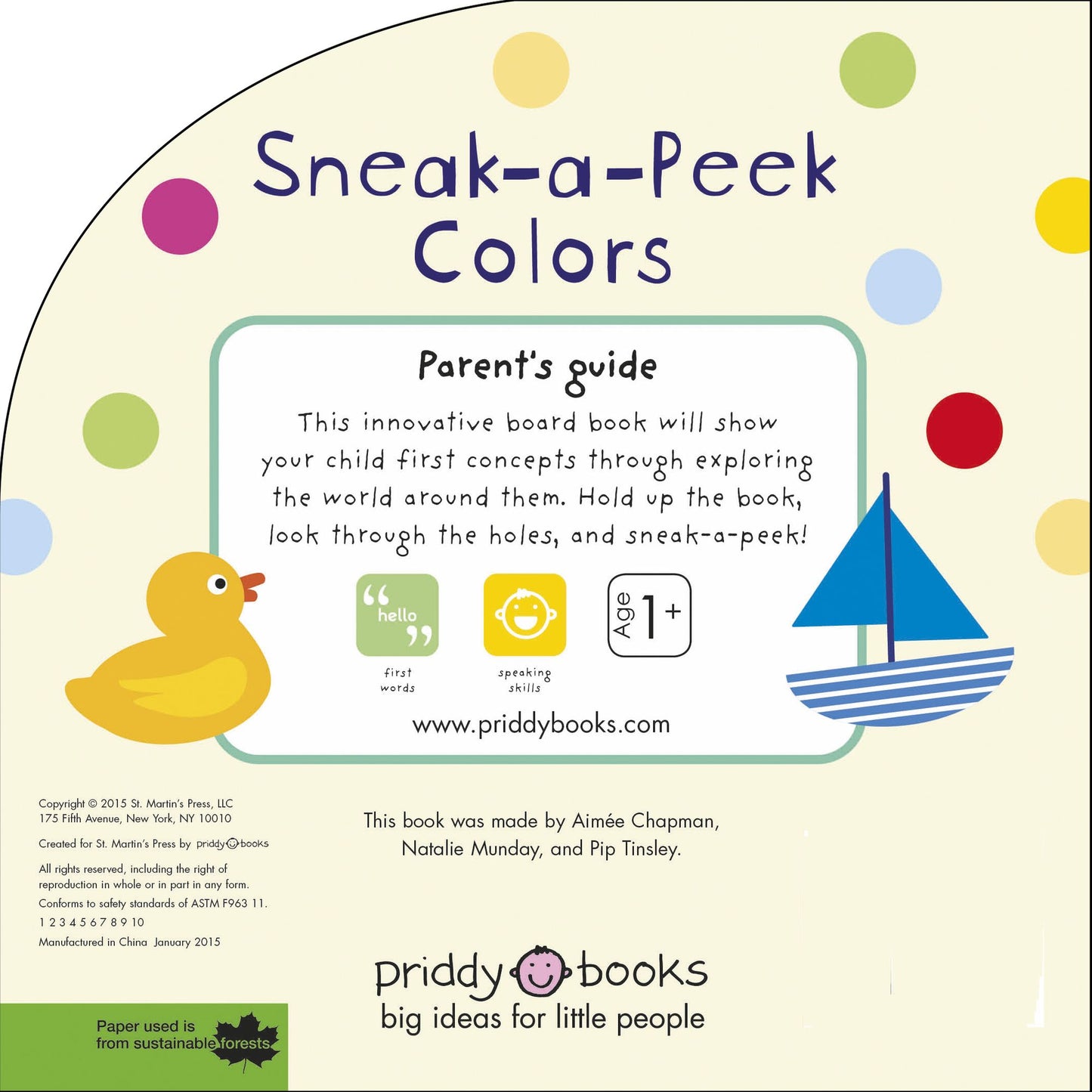 Sneak-a-Peek: Colors