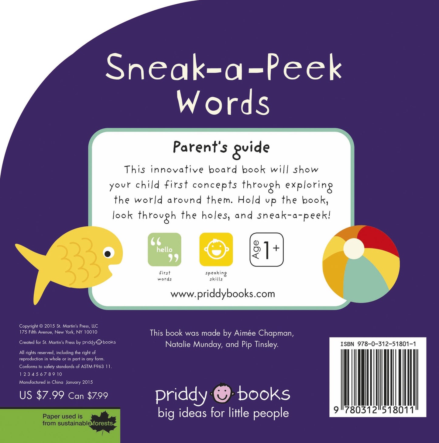 Sneak-a-Peek: Words