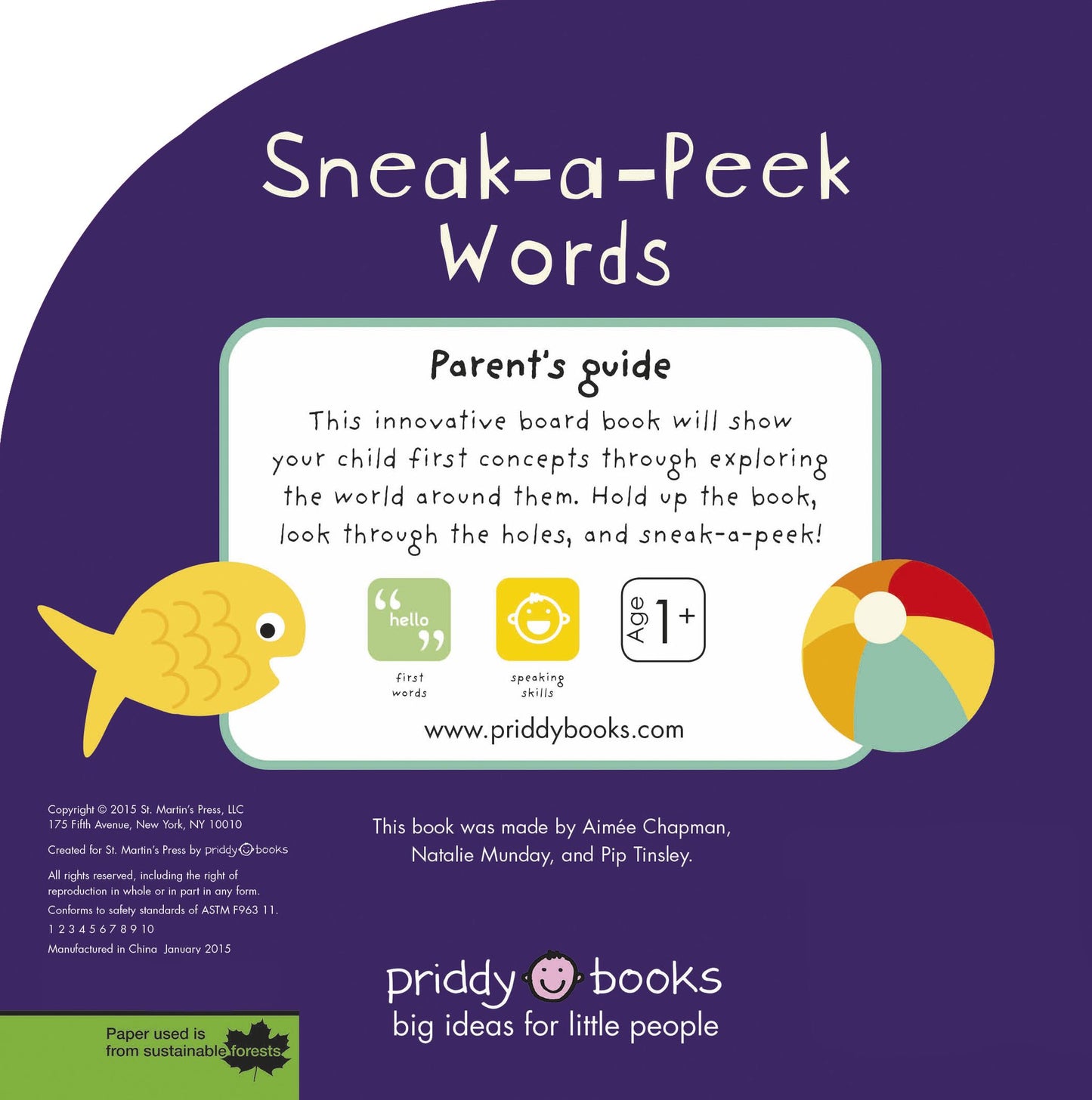 Sneak-a-Peek: Words