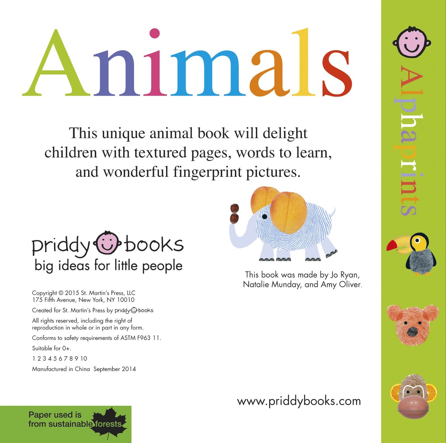 Little Alphaprints: Animals