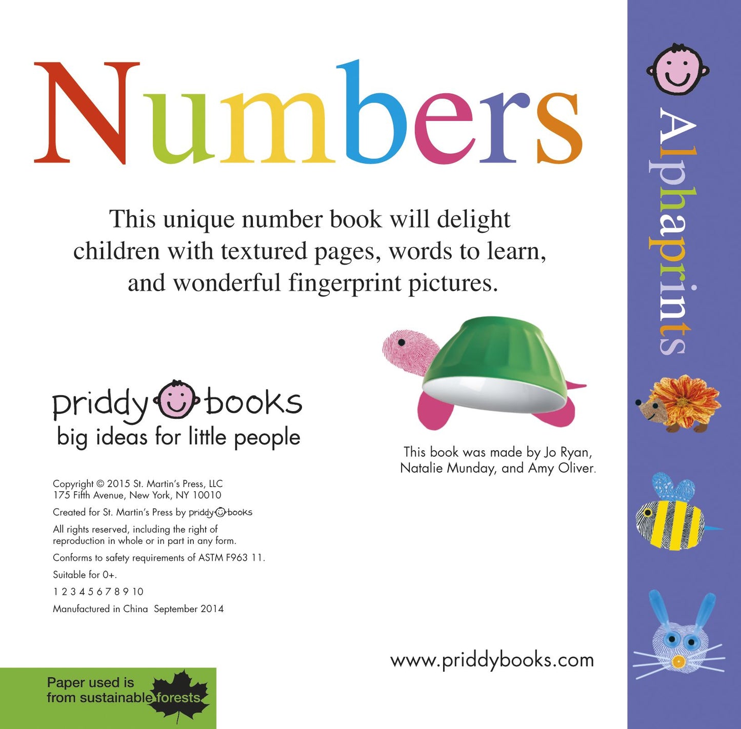 Little Alphaprints: Numbers