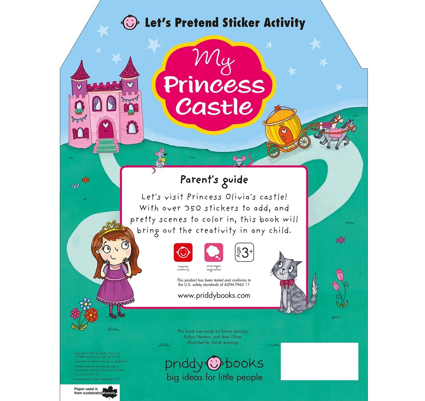 Let's Pretend: My Princess Castle Sticker Activity Book