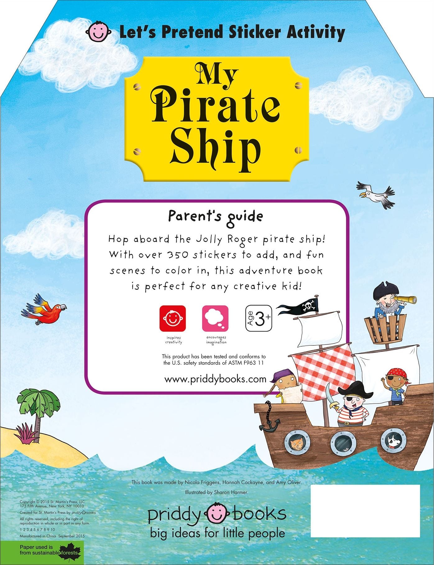 Let's Pretend: My Pirate Ship Sticker Activity Book