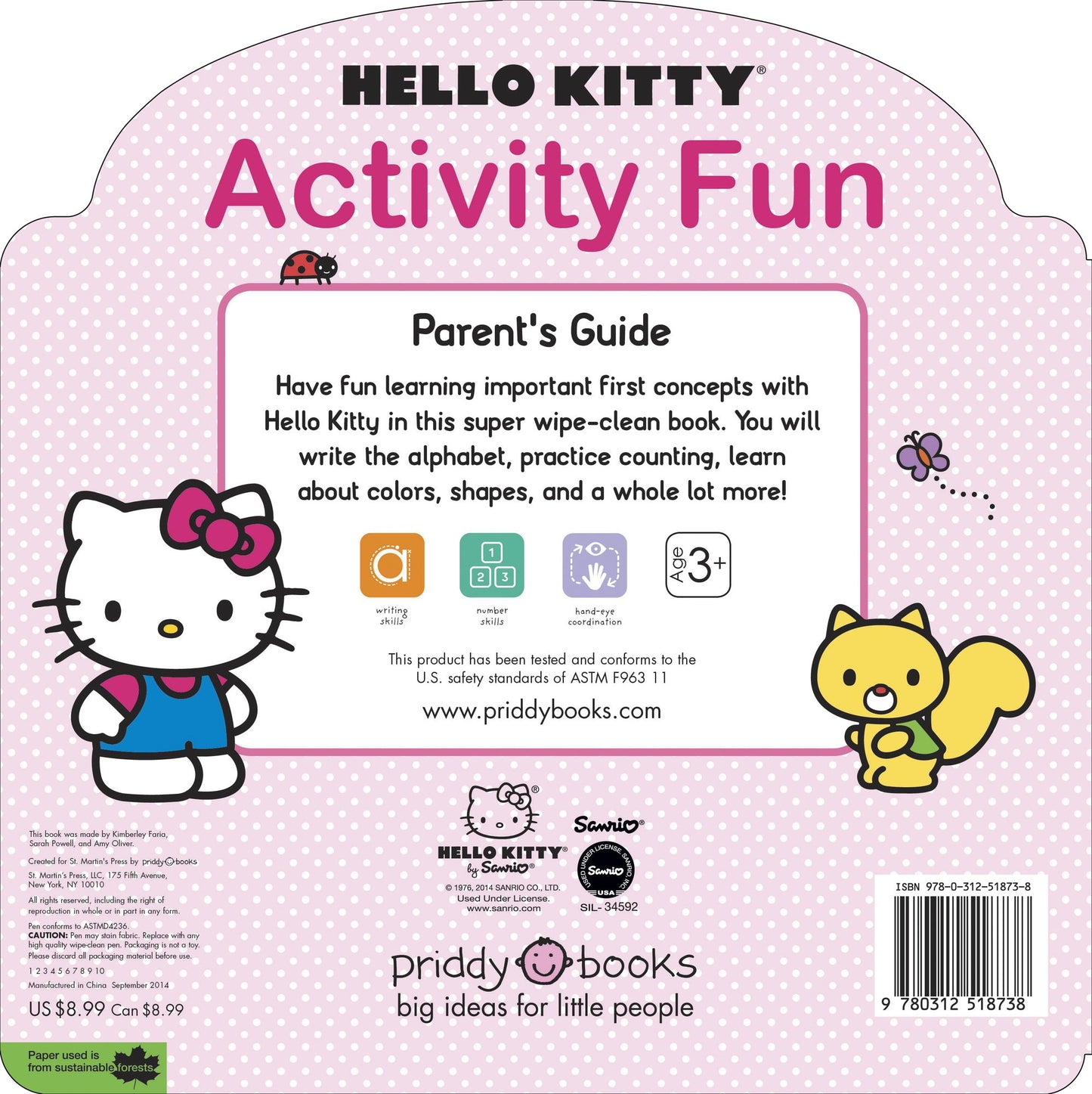 Hello Kitty: Wipe Clean Activity Fun