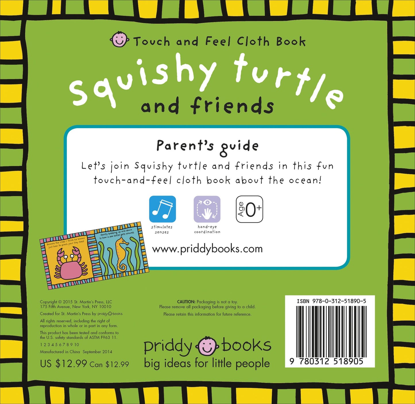 Squishy Turtle Cloth Book
