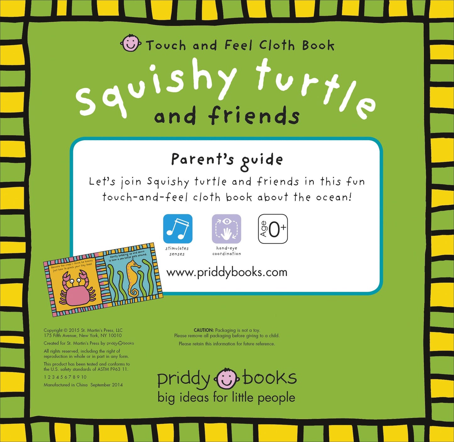 Squishy Turtle Cloth Book