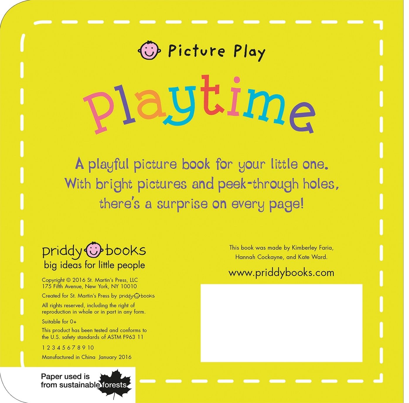 Picture Play: Playtime