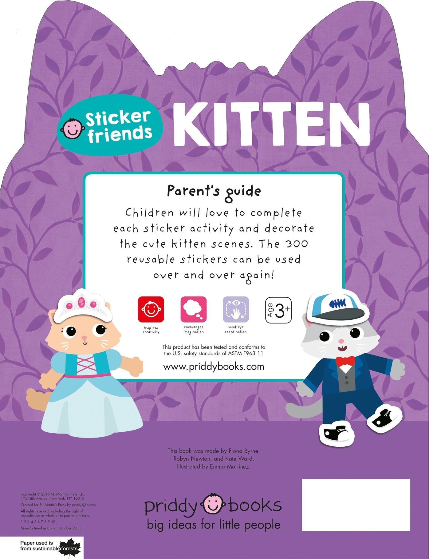 Sticker Friends: Kitten