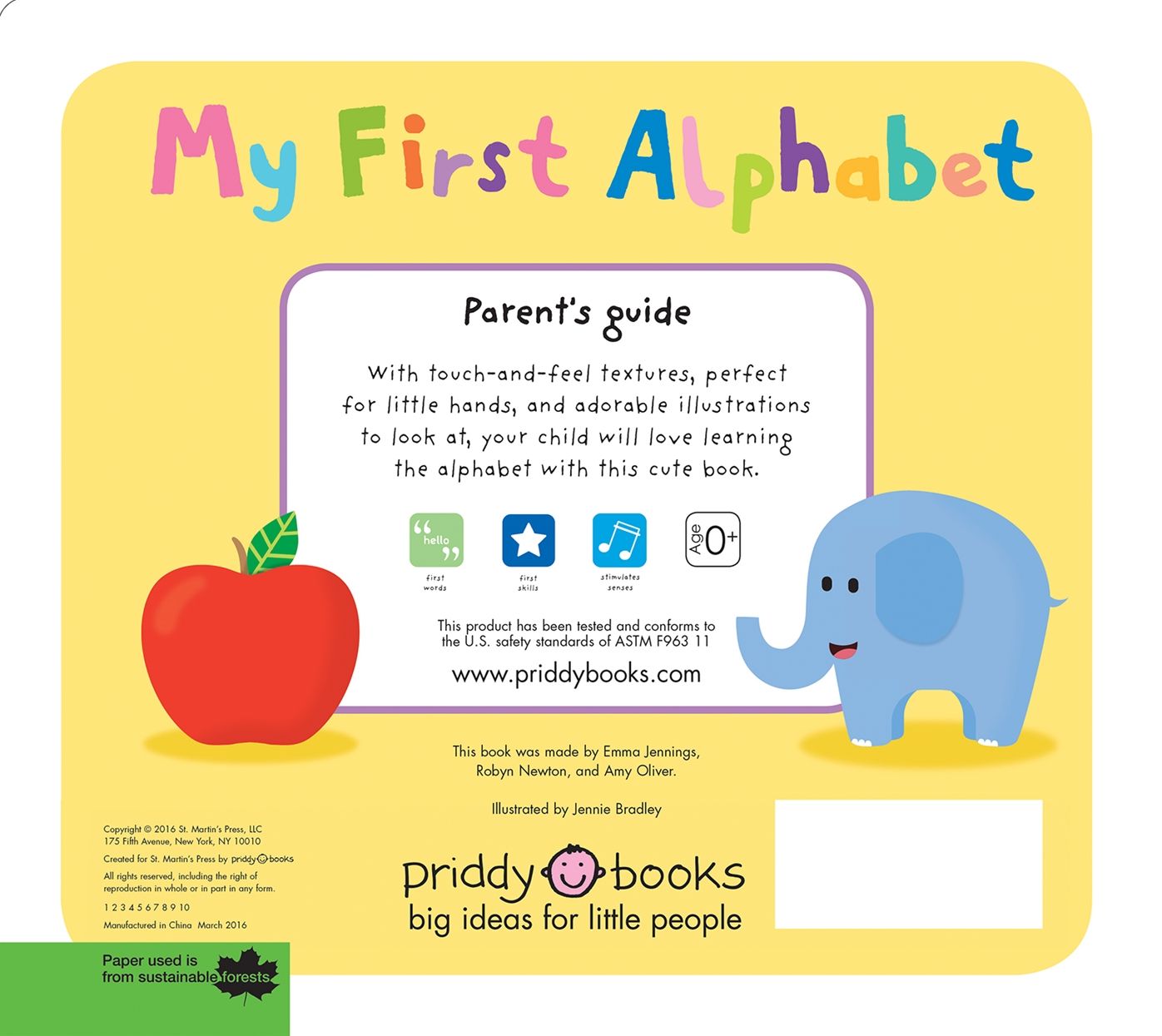 My First Alphabet Touch and Feel