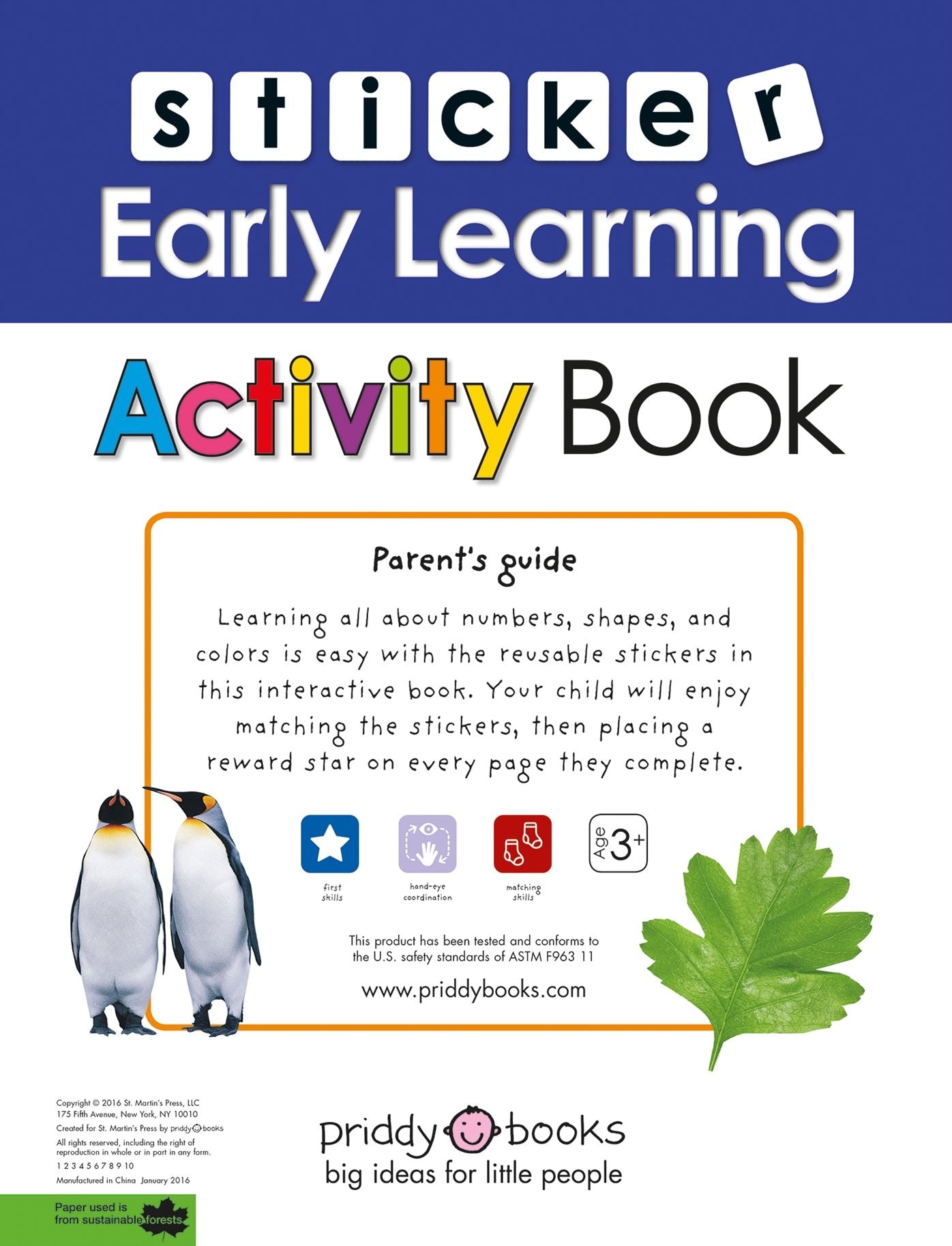 Sticker Early Learning: Activity Book