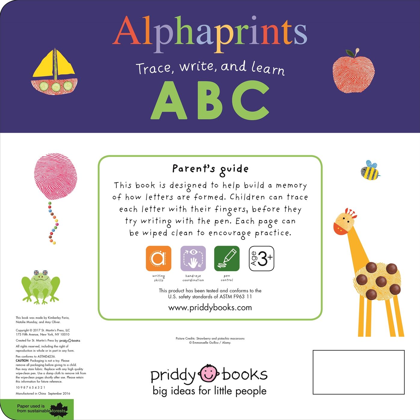 Alphaprints: Trace, Write, and Learn ABC