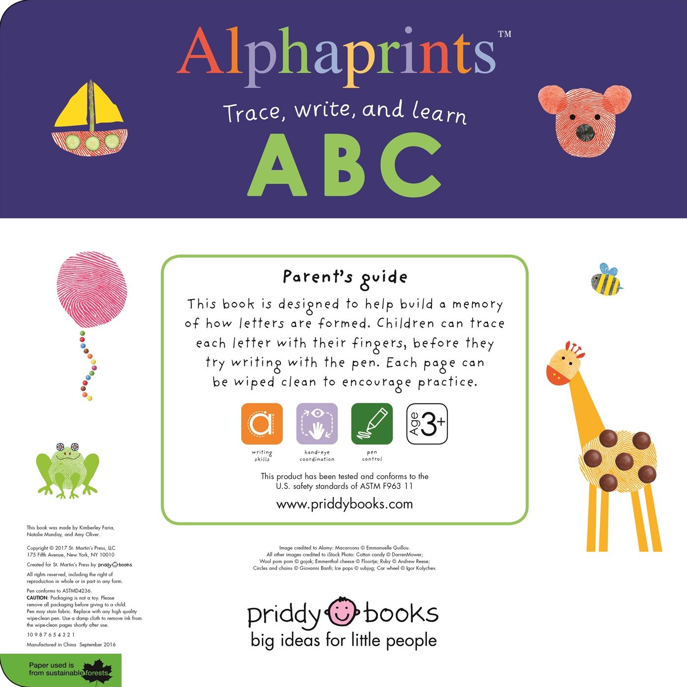 Alphaprints: Trace, Write, and Learn ABC
