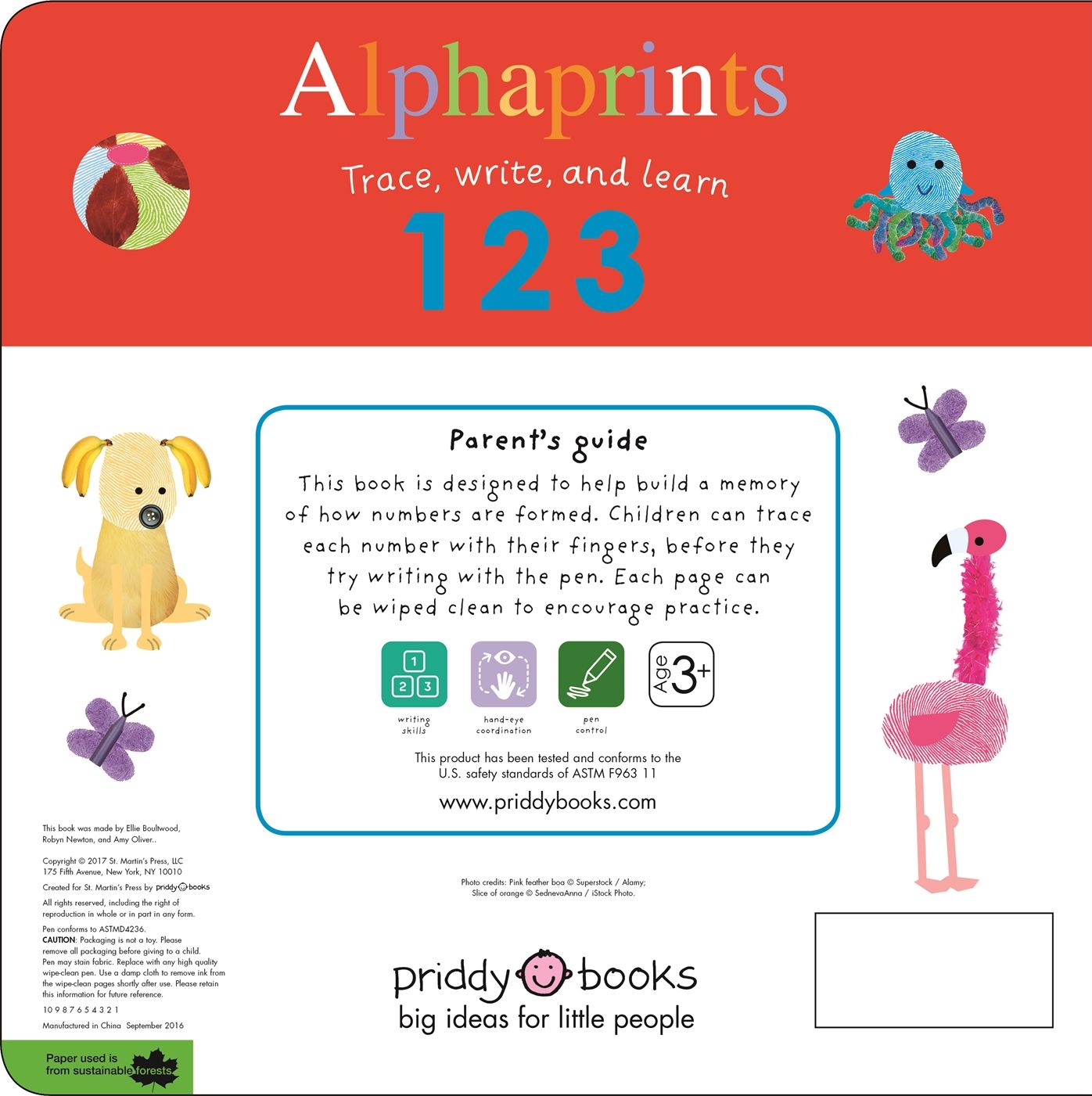 Alphaprints: Trace, Write, and Learn 123