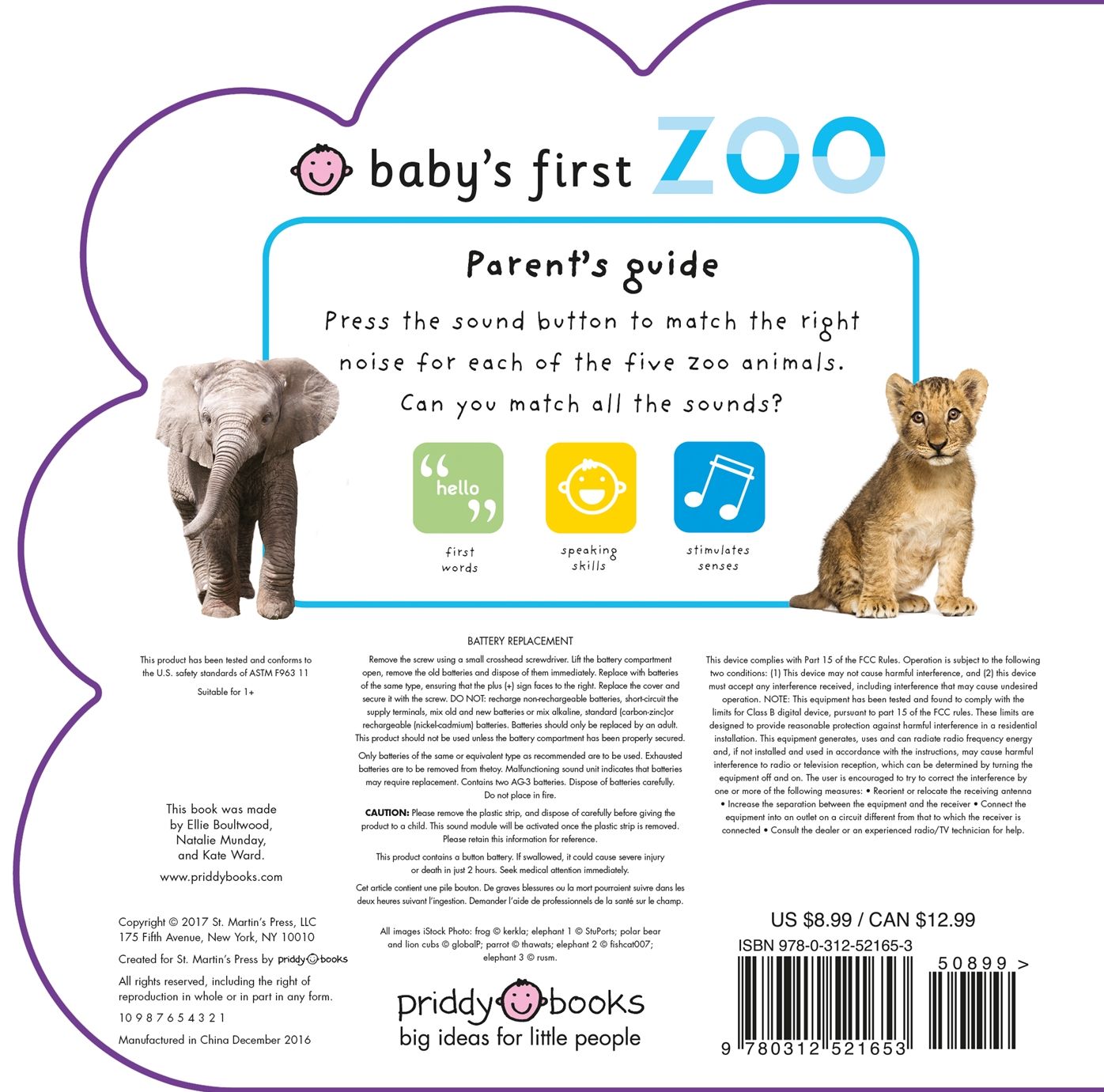 Baby's First Sound Book: Zoo