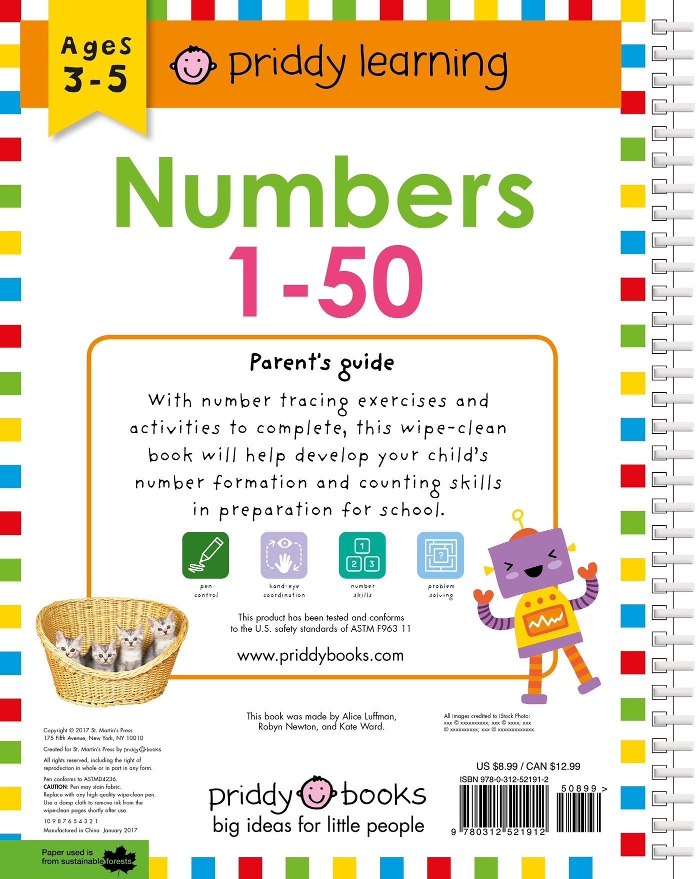 Wipe Clean Workbook: Numbers 1-50