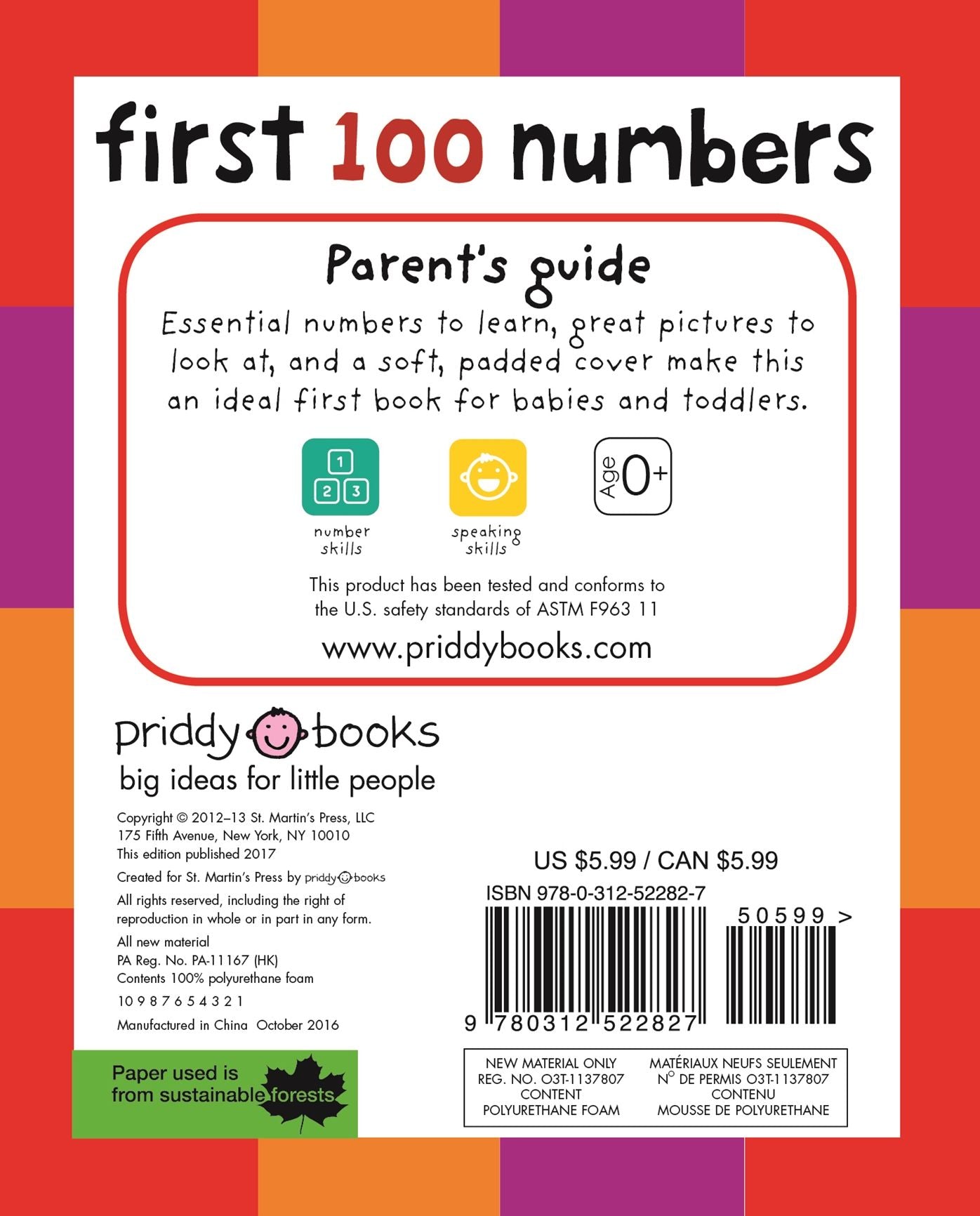 First 100 Numbers