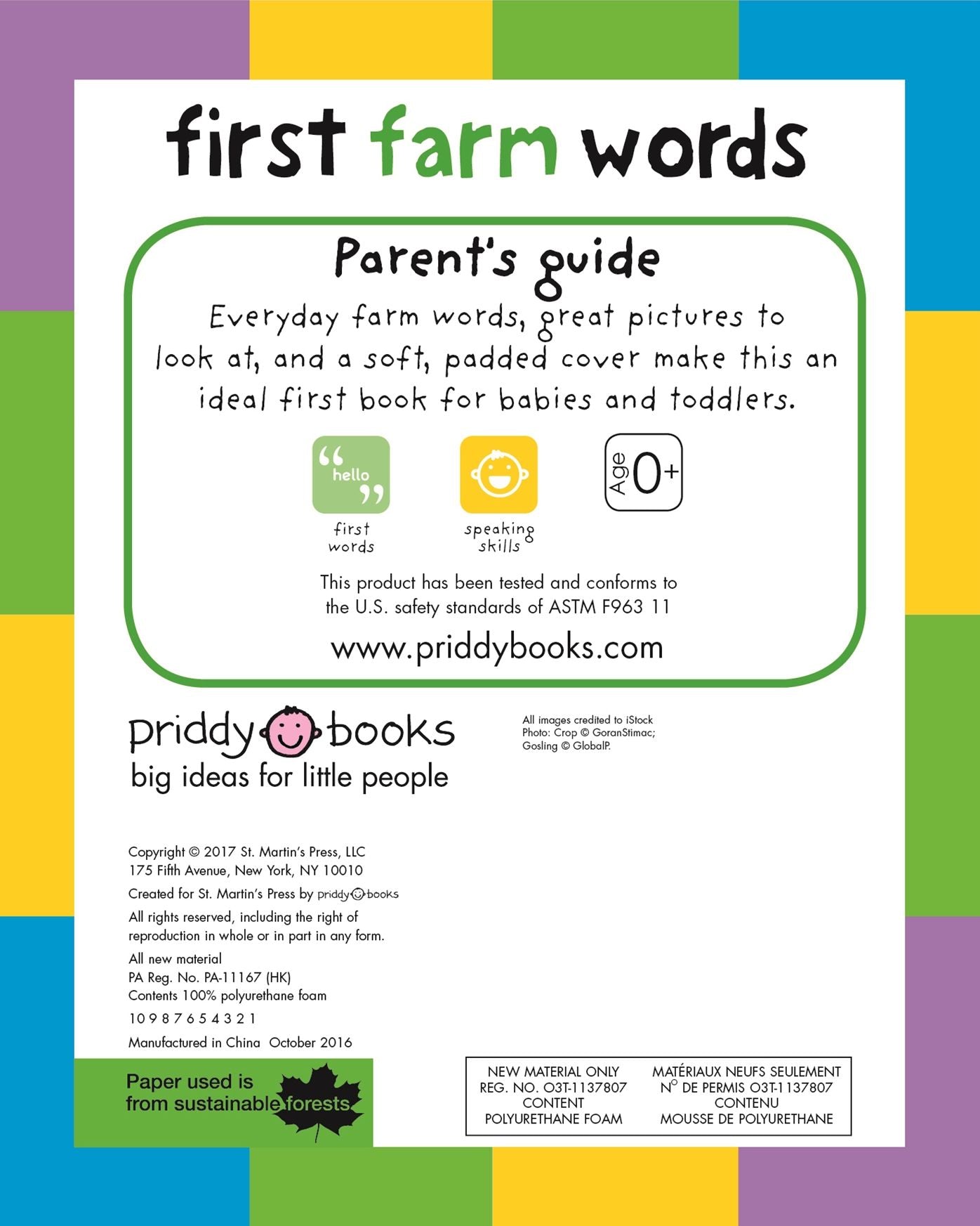 First Farm Words