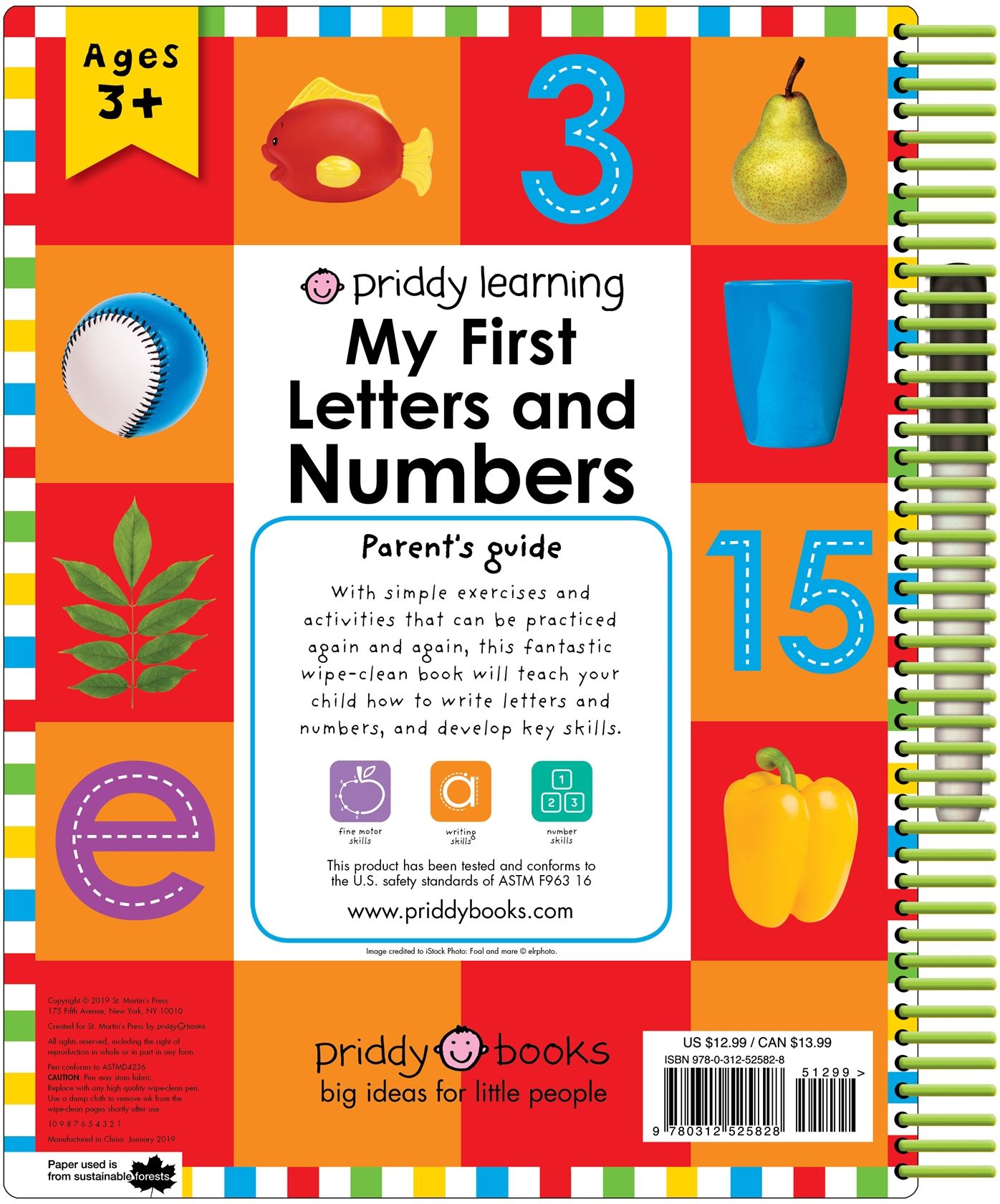 Wipe Clean: My First Letters and Numbers