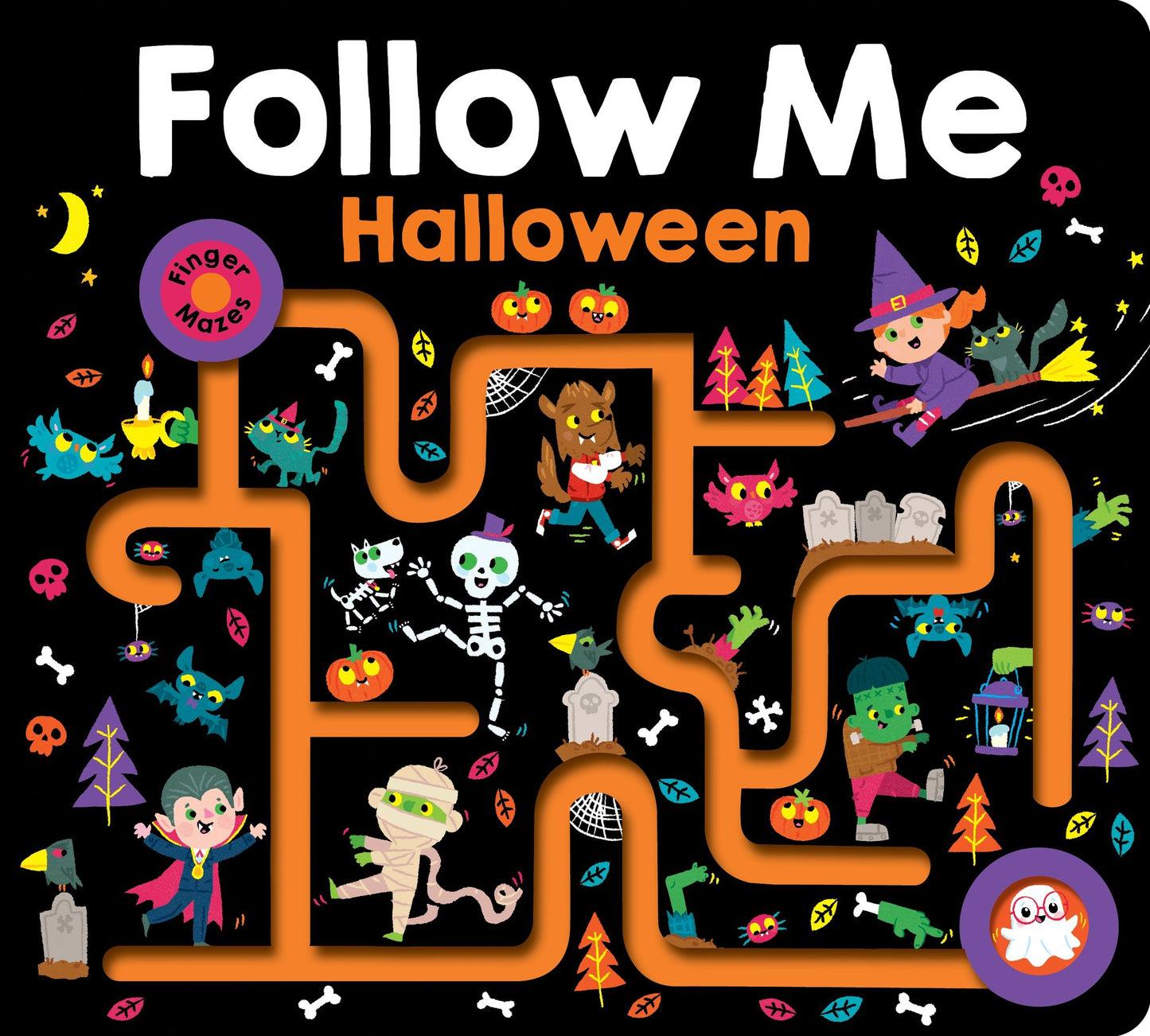 Maze Book: Follow Me Halloween (large edition)
