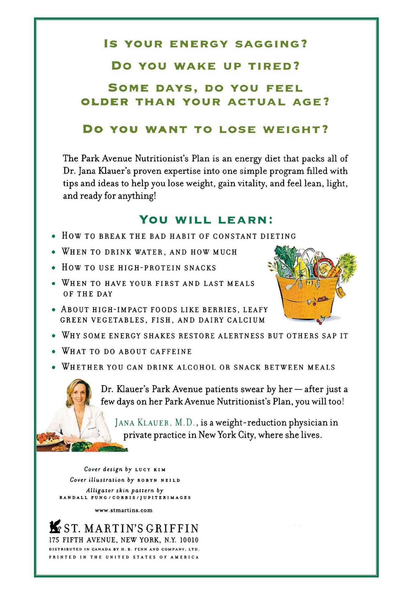 Park Avenue Nutritionist's Plan: The No-Fail Prescription for Energy, Vitality and Weight Loss