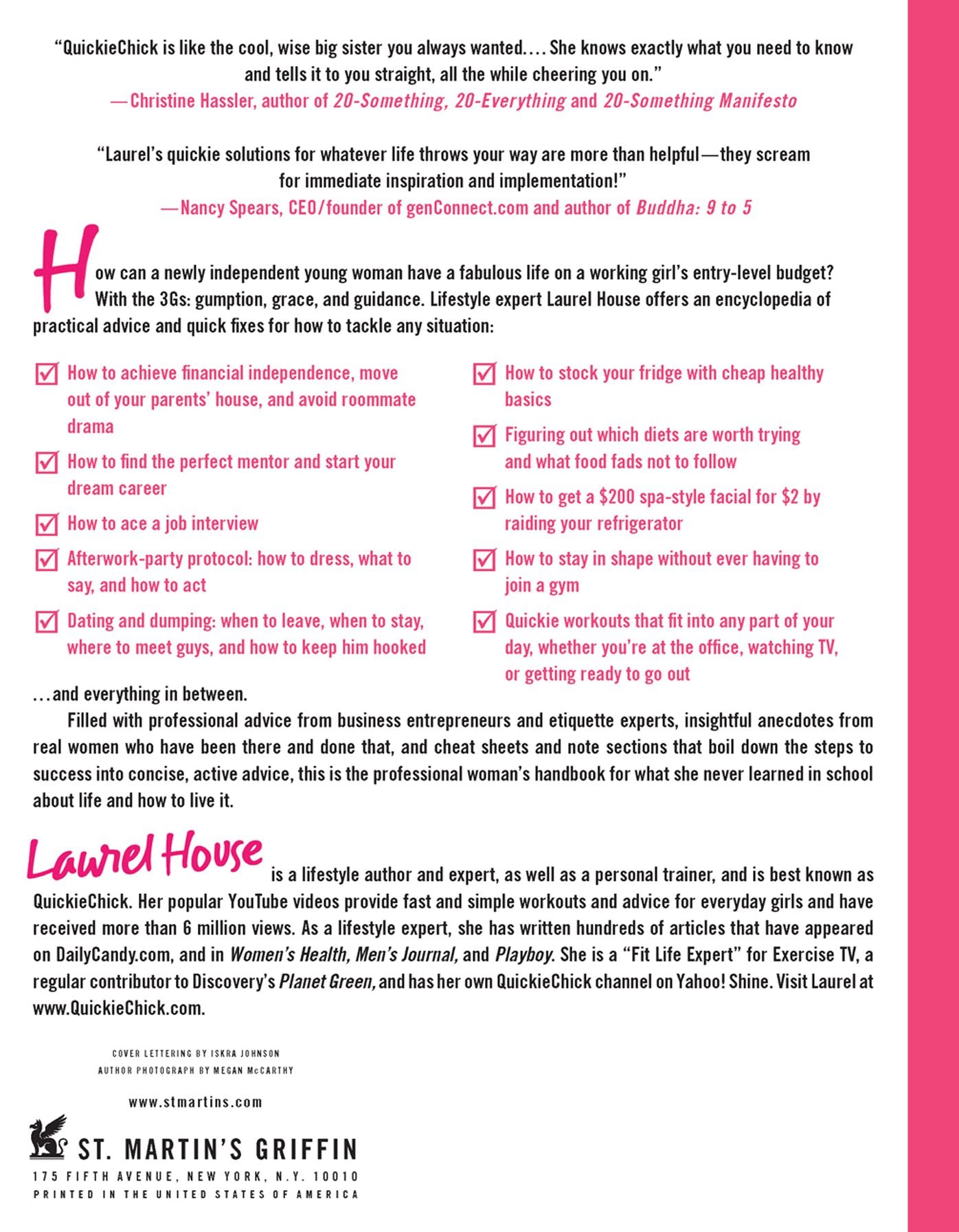 QuickieChick's Cheat Sheet to Life, Love, Food, Fitness, Fashion, and Finance---on a Less-Than-Fabulous Budget