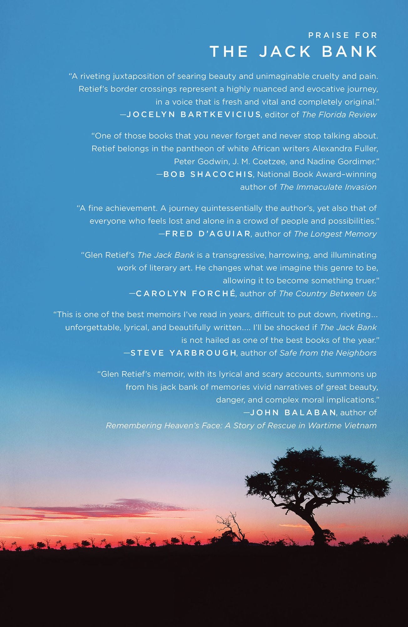 The Jack Bank: A Memoir of a South African Childhood