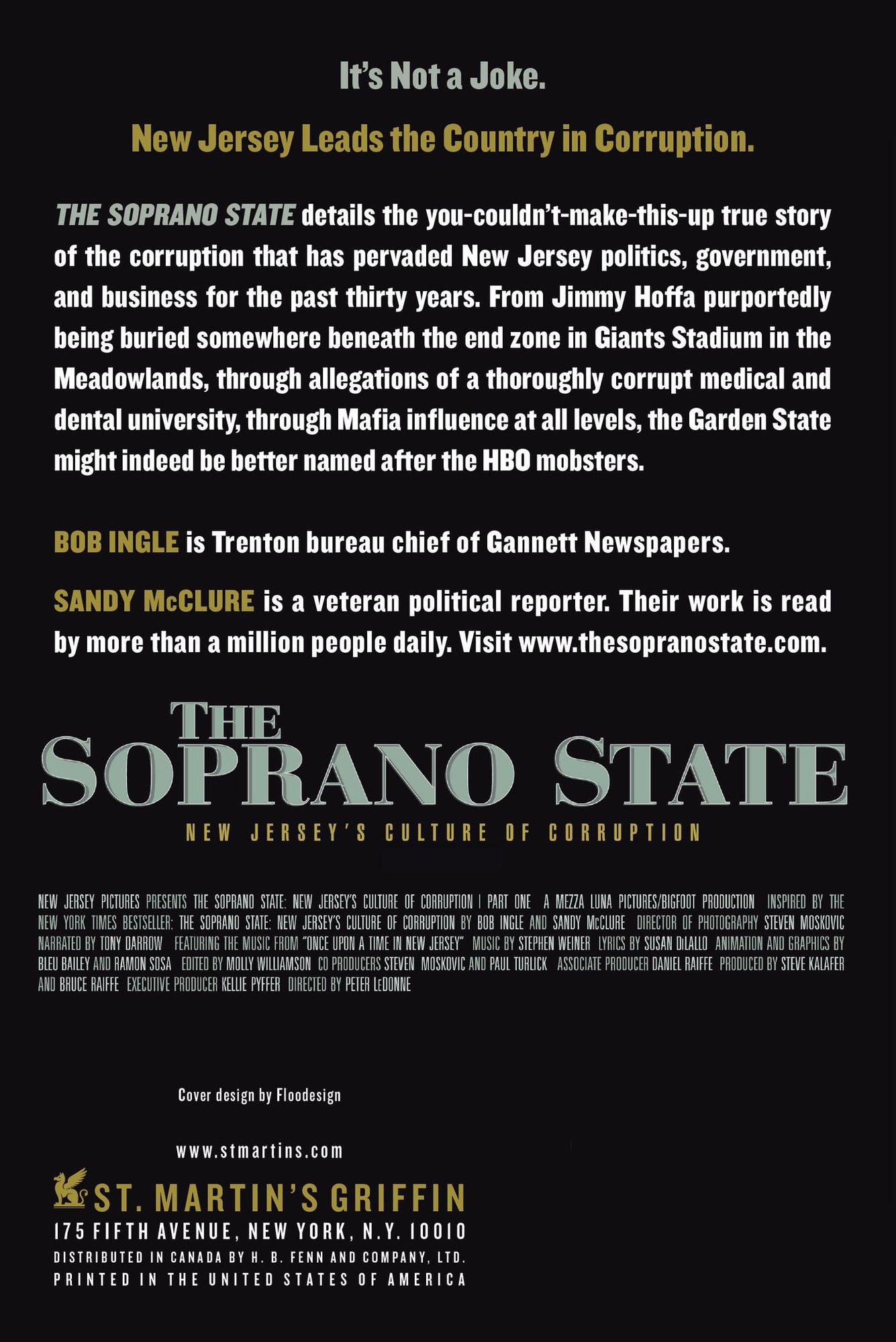 The Soprano State: New Jersey's Culture of Corruption