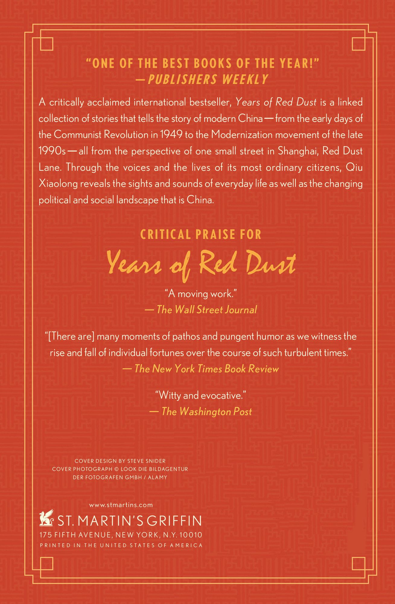 Years of Red Dust: Stories of Shanghai