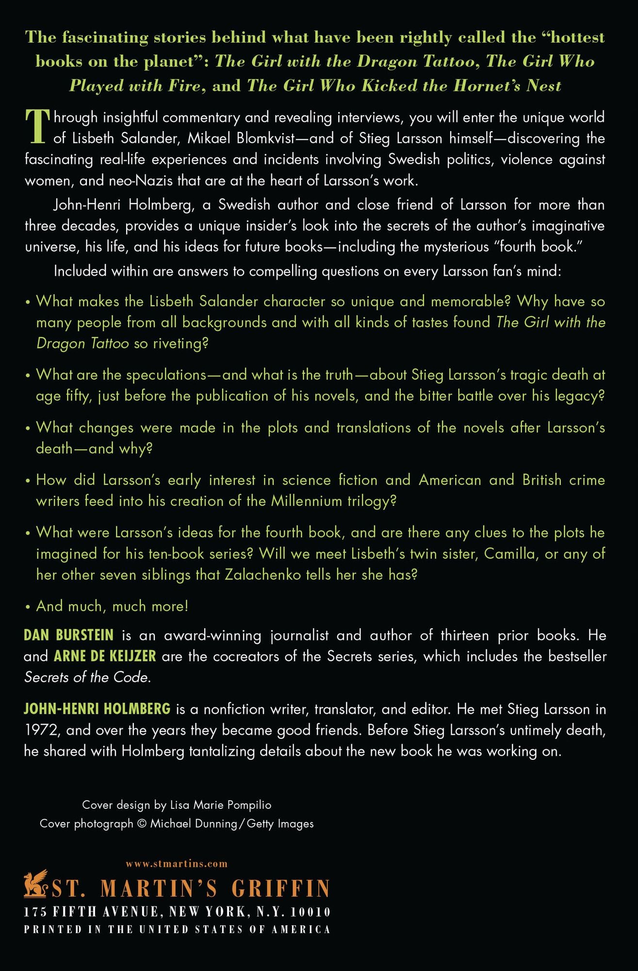 The Tattooed Girl: The Enigma of Stieg Larsson and the Secrets Behind the Most Compelling Thrillers of Our Time
