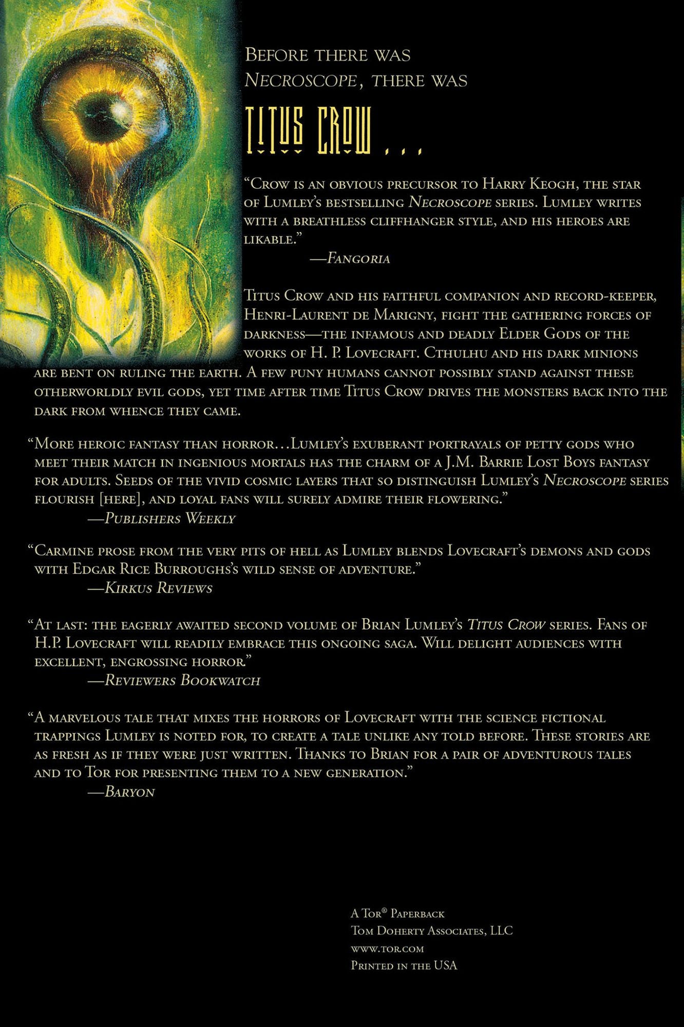 The Clock of Dreams and Spawn of the Winds (Titus Crow Series #3 & #4)