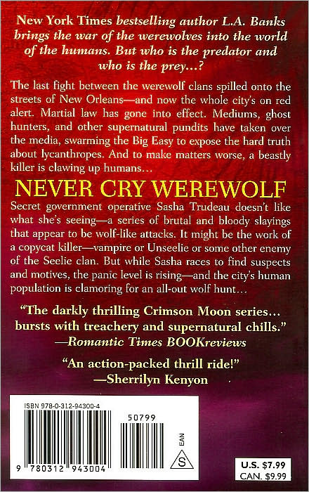 Never Cry Werewolf (Crimson Moon Series #5)