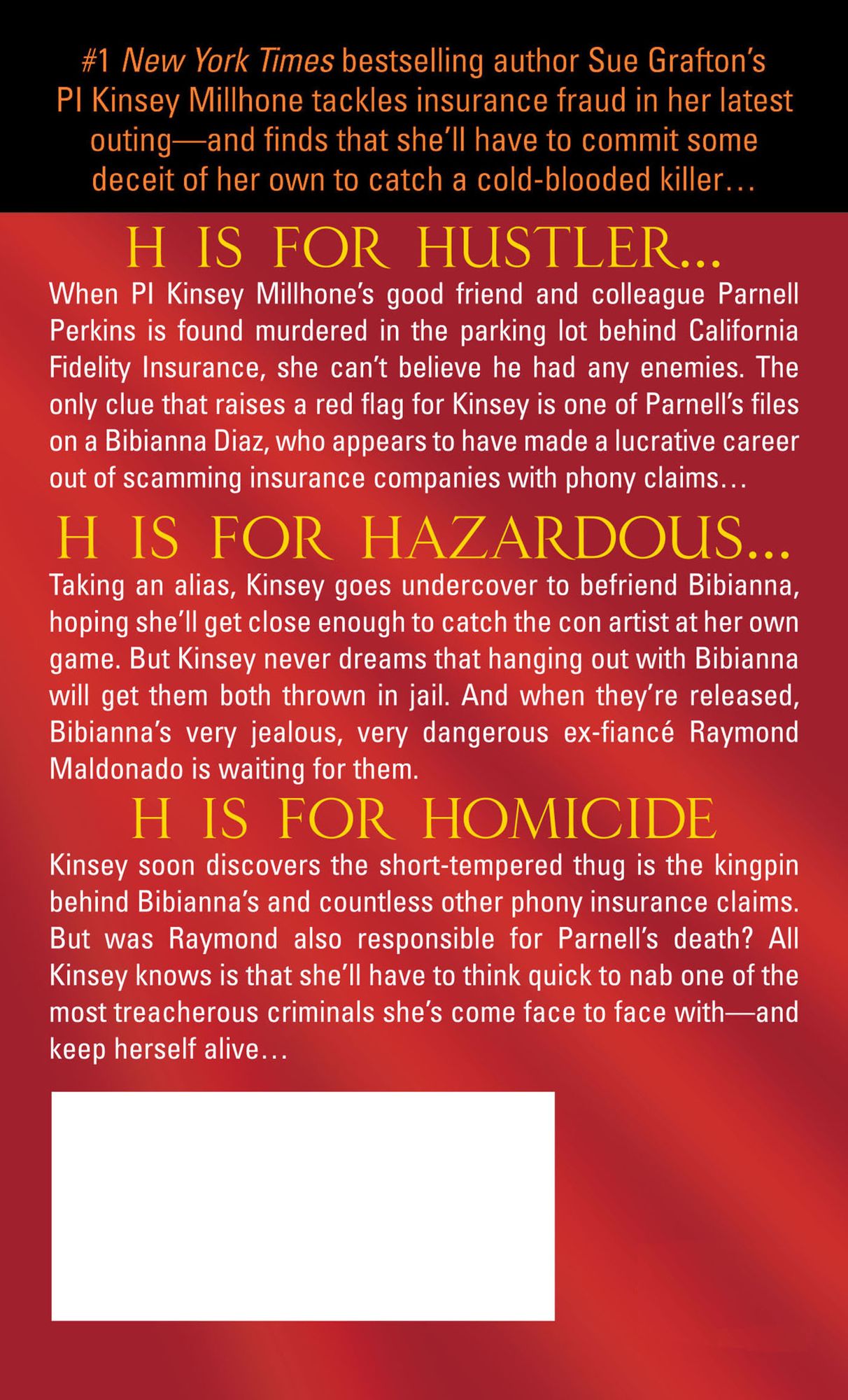 H Is for Homicide (Kinsey Millhone Series #8)
