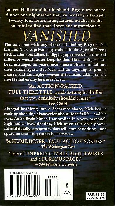 Vanished (Nick Heller Series #1)