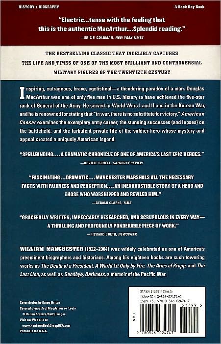 American Caesar: Douglas MacArthur 1880 - 1964