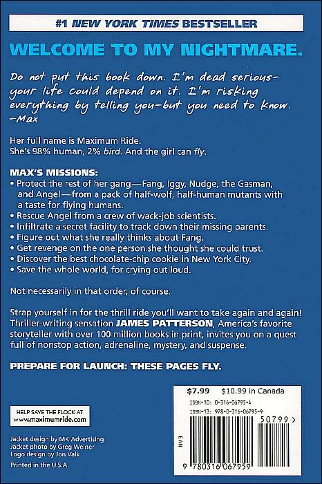 The Angel Experiment (Maximum Ride Series #1)