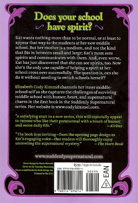 School Spirit (Suddenly Supernatural Series #1)