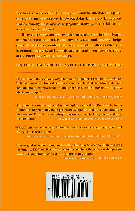 Spark: The Revolutionary New Science of Exercise and the Brain