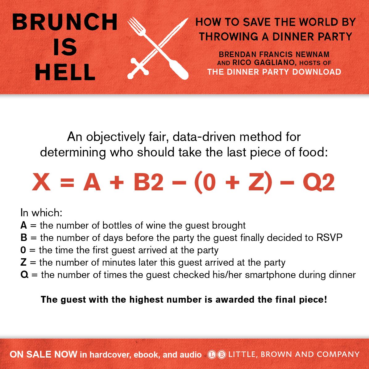 Brunch Is Hell: How to Save the World by Throwing a Dinner Party