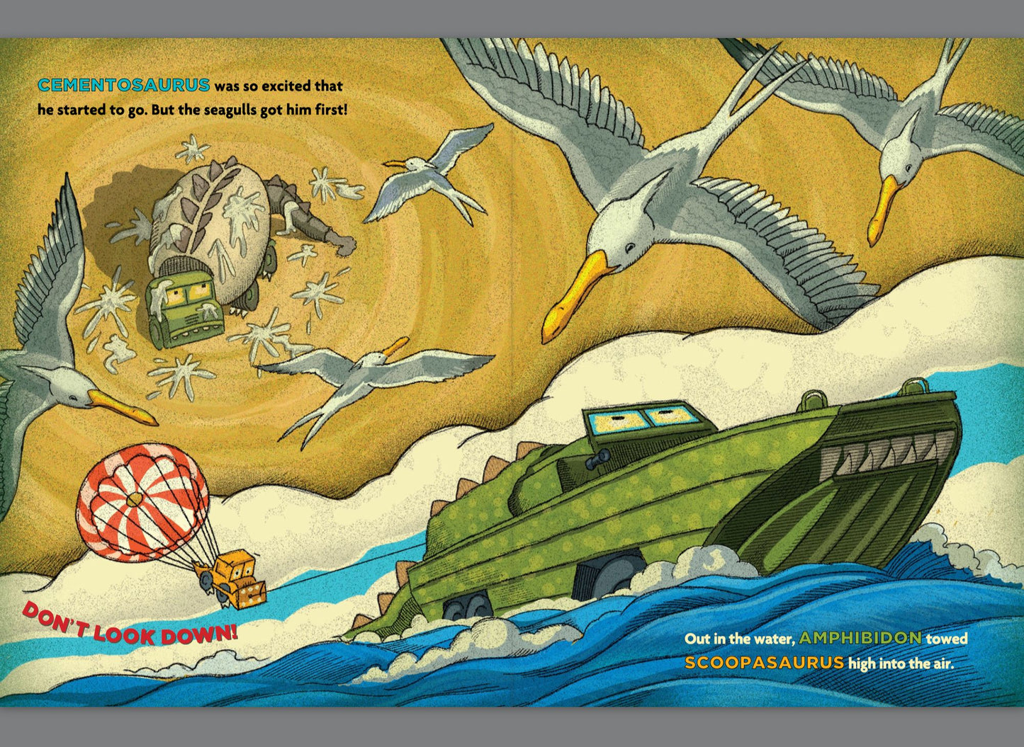 Dinotrux Dig the Beach (Dinotrux Series #3)