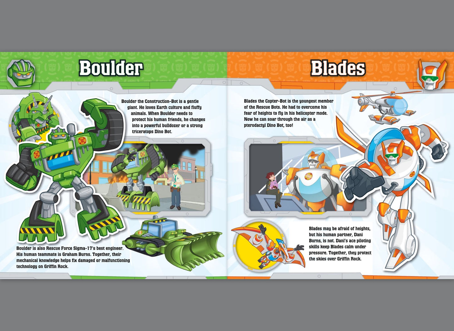 Transformers Rescue Bots: Meet Griffin Rock Rescue: Character Guide